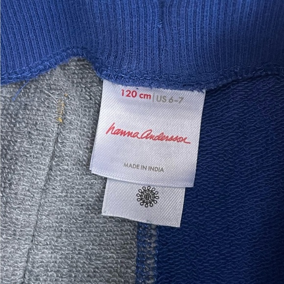 SOLD Hanna Andersson Colorblock French Terry Joggers 6/7 - Picture 3 of 8